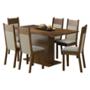 COMEDOR 6 SILLAS RUSTIC/CREMA/BEIGE