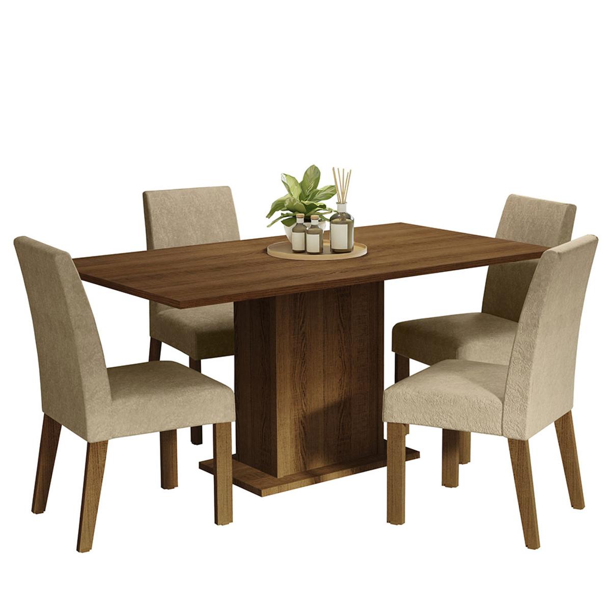 Comedor 4 sillas rustic/imperial