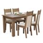MESA 4 SILLAS RUSTIC/BEIGE MADESA