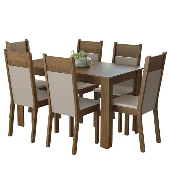 COMEDOR MADESA BAHAMAS 6 SILLAS