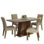 COMEDOR ASHLEY MADESA 4 SILLAS IMPERIAL