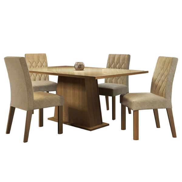 COMEDOR ARYELI MADESA 4 SILLAS IMPERIAL