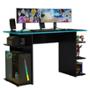 MESA GAMER 9424 NEGRO/AZUL MADESA