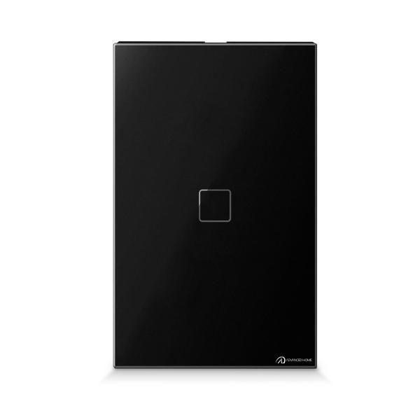 INTERRUPTOR DE PARED NEGRO WIFI 1 APAGADOR