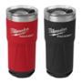 MILWAUKEE COMBO DE TERMOS PACKOUT ROJO Y NEGRO 20 ONZAS.