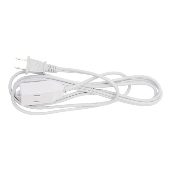 EXTENSIÓN ELÉCTRICA BLANCA IUSA 2X16 AWG 2 METROS