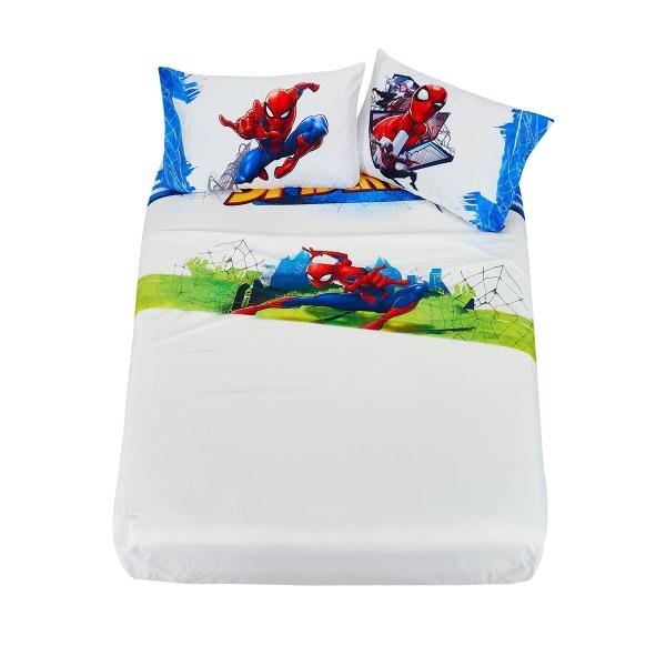 SET DE SÁBANAS MATRIMONIALES SPIDER MAN ATAQUE