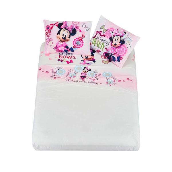 SET DE SÁBANAS INDIVIDUALES MINNIE FLORES