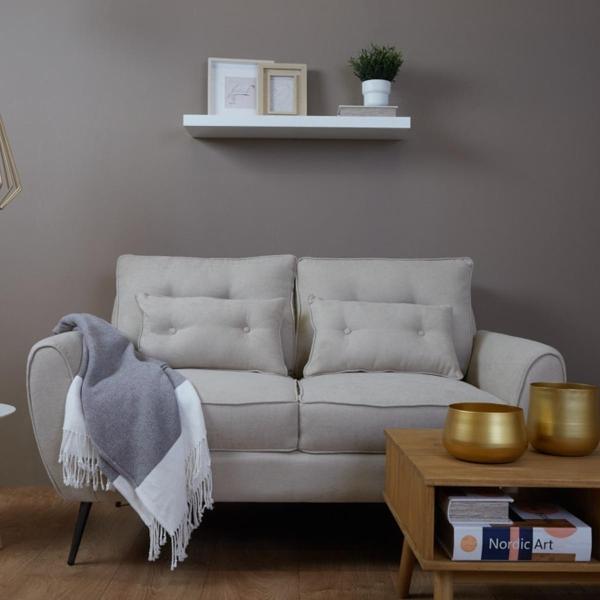 SOFÁ PARA DOS PERSONAS BOHO COLOR BEIGE