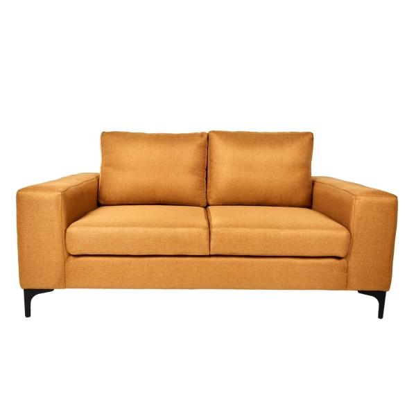 SOFÁ PARA DOS PERSONAS COLOR MOSTAZA