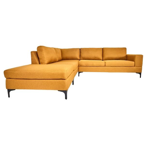 SOFÁ EN ESCUADRA LADO IZQUIERDO COLOR MOSTAZA