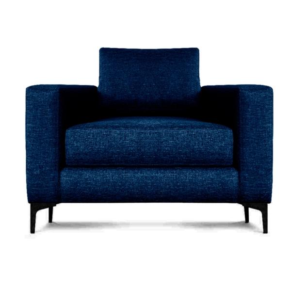 SILLÓN PARA UNA PERSONA COLOR AZUL MARINO