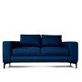 SOFÁ PARA DOS PERSONAS COLOR AZUL MARINO