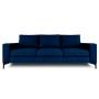 SOFÁ PARA TRES PERSONAS COLOR AZUL MARINO