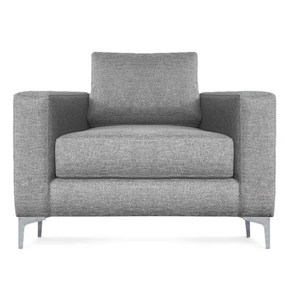 SILLÓN PARA UNA PERSONA COLOR GRIS CLARO