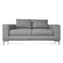 SOFÁ PARA DOS PERSONAS COLOR GRIS CLARO