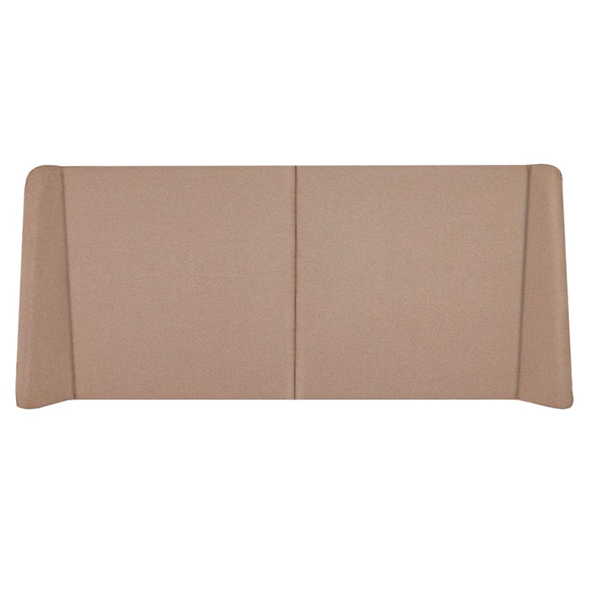 Cabecera king color café de madera