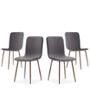 SET DE 4 SILLAS MANGO - GRIS