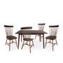COMEDOR UNOVA NOGAL MESA C/4 SILLAS