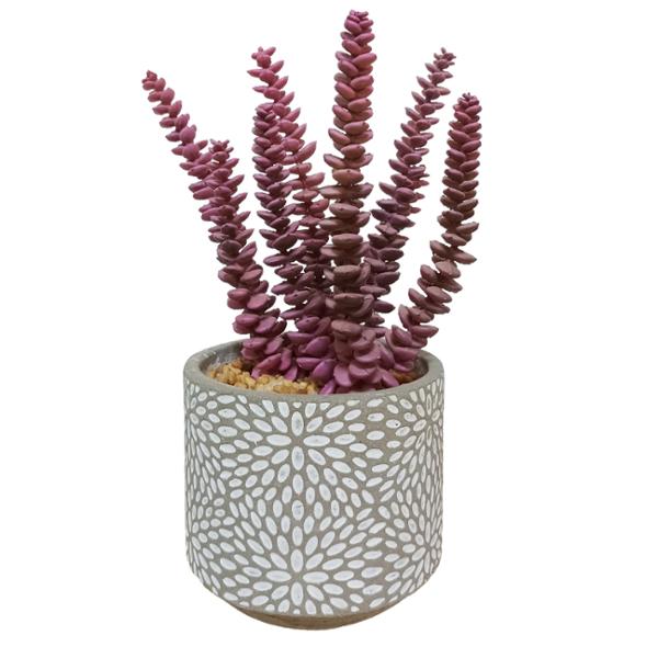 FLOR ARTIFICIAL ISA - LILA Y GRIS