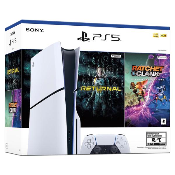 CONSOLA PLAYSTATION 5 SLIM SSD NVME PCIE 4.0 DE 1TB UNIDAD ÓPTICA BLU-RAY 4K