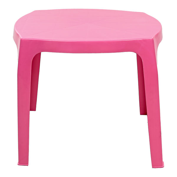 MESA INFANTIL CUADRADA 45 X 52.6 X 48 CM ROSA PLÁSTICO