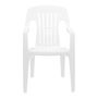 SILLA FIJA PRINCESA BLANCO PLÁSTICO