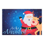 TAPETE DE ENTRADA NAVIDAD SANTA Y RENO 60 CM