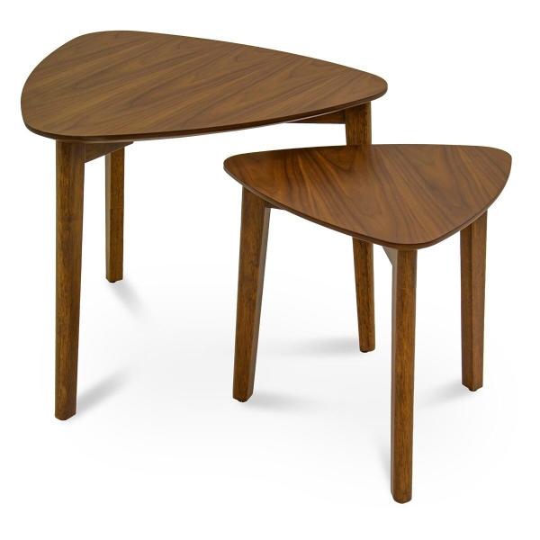 SET DE MESAS NIDO NOGAL EIK