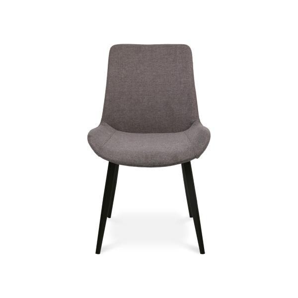 SILLA TELA TAUPE NEGRO GOK