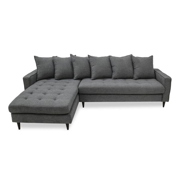 SALA ESQUINERA B IZQ TELA GRIS CLARO MAROK