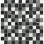 MALLA VIDRIADA BLACK WHITE 30 X 30 1 PIEZA