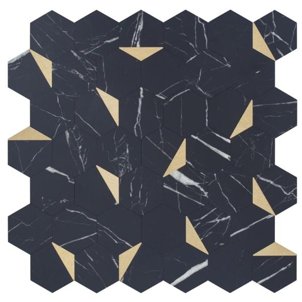 MALLA AUTOADHERIBLE MARQUINA GOLD 30 X 30 CM 1 PIEZA