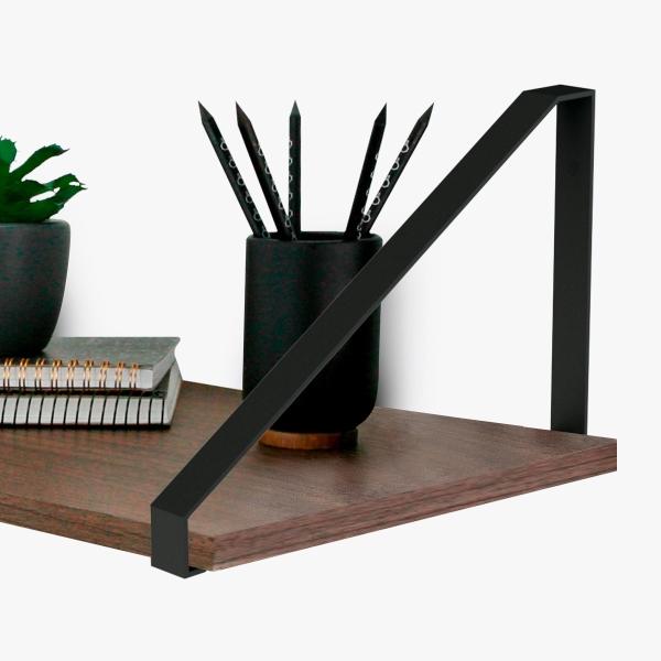 SOPORTE PIRAMIDE REVERSIBLE 20 X 30 CM NEGRO TEXTURIZADO