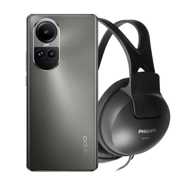 OPPO RENO 10 8GB 256GB 5G GRIS MÁS AUDIFONOS