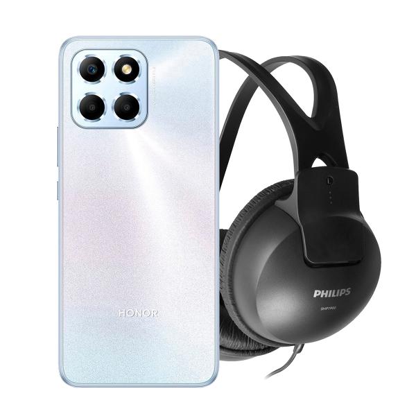 HONOR X6 4GB 64GB PLATA MÁS AUDIFONOS