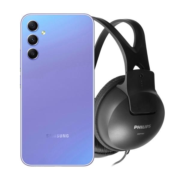SAMSUNG GALAXY A34 6GB 128GB 5G VIOLETA MÁS AUDIFONOS