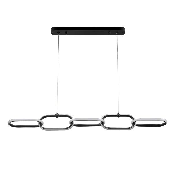 LÁMPARA COLGANTE DE ISLA LED NEGRO