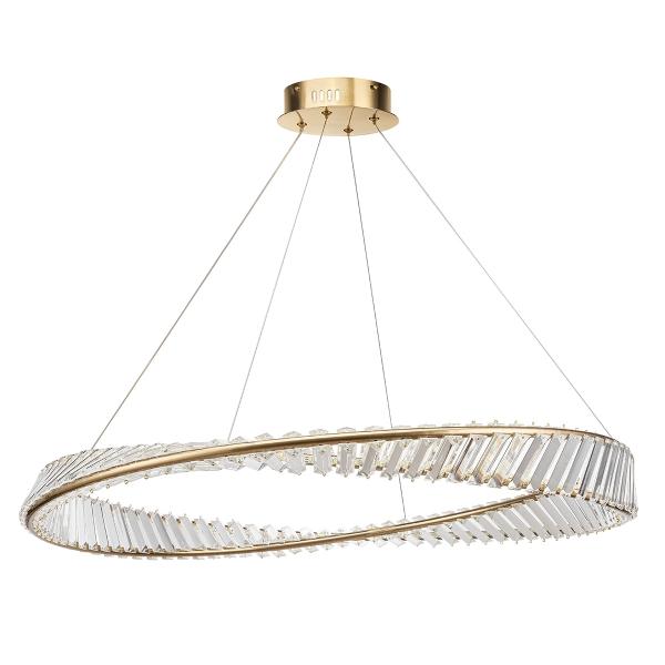 LÁMPARA LED DE TECHO DORADA