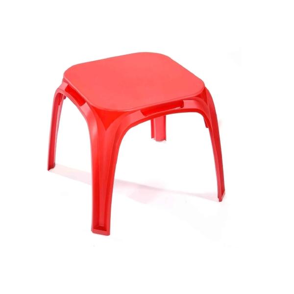 SILLA INFANTIL DE PLÁSTICO LIGERA EN COLOR ROJO