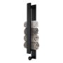 SET TOALLERO DE ACERO INOXIDABLE NEGRO MATE 3 PIEZAS