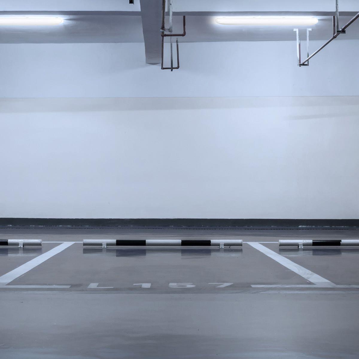 Luminario led 117 x 26 x 8 cm blanco