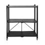ESTANTE RACK PLEGABLE METÁLICO 3 NIVELES