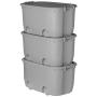 CAJAS ORGANIZADORAS CON RUEDAS 3 NIVELES