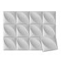 PANEL DECORATIVO 3D SET DE 12 PZ HOJAS