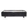 ORGANIZADOR BAJO CAMA C/RUEDAS Y TAPA NEGRO 78X42X16CM
