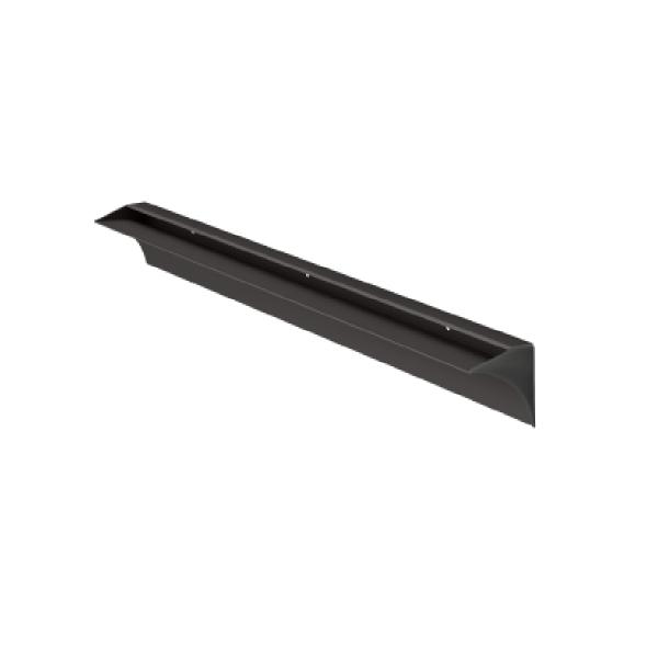 SOPORTE PARA RIEL FIJO 60 CM 1 PIEZA NEGRO