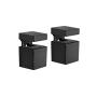 MÉNSULA SOPORTE BLOC NEGRO 0.4 A 2 CM PARA REPISA