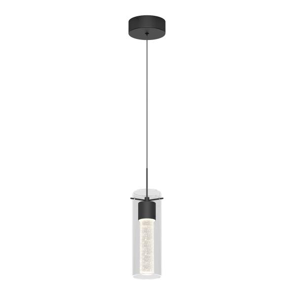 COLGANTE ESSENCE DE 1LUZ LED NEGRO