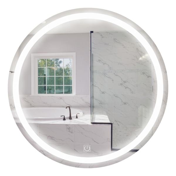 ESPEJO REDONDO LUZ LED 50CM